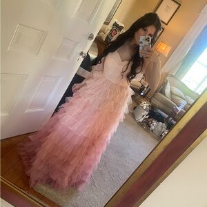 Feel My Love Pink Maxi dress by Aura from Red Dress. Only worn once!